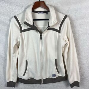 Toad &‎ Co Women's Bear Creek Fleece Jacket White Outerwear SMALL